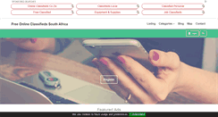 Desktop Screenshot of online-classifieds.co.za