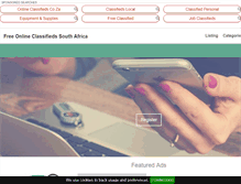 Tablet Screenshot of online-classifieds.co.za